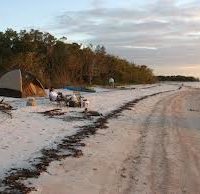 Campers on Anclote Key